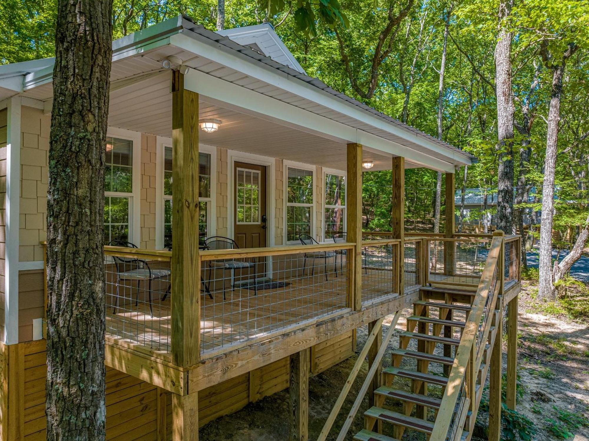 Coyote Cabin At Woodland Retreat At Desoto Beside Desoto State Park Fort Payne Exteriér fotografie
