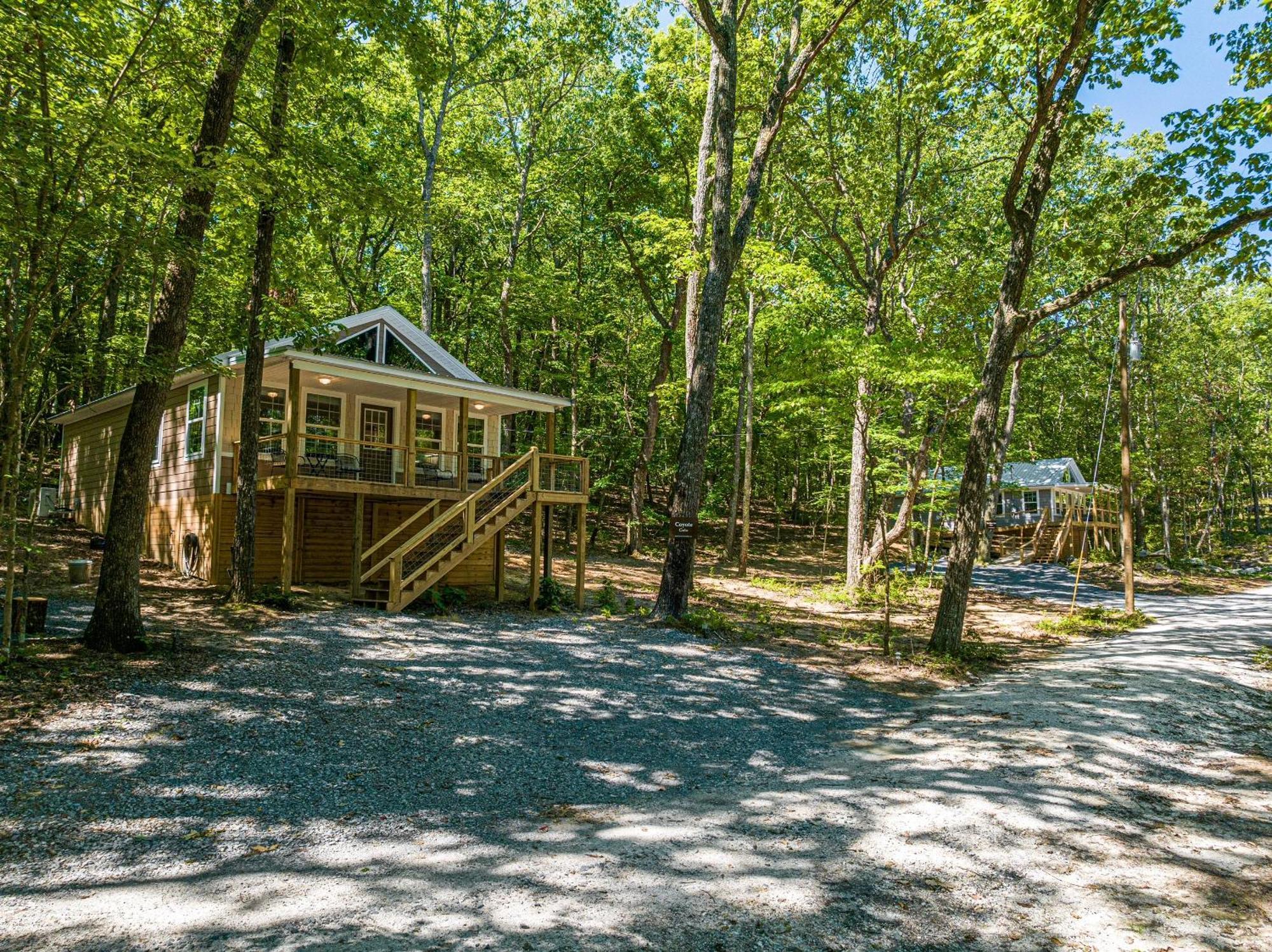Coyote Cabin At Woodland Retreat At Desoto Beside Desoto State Park Fort Payne Exteriér fotografie