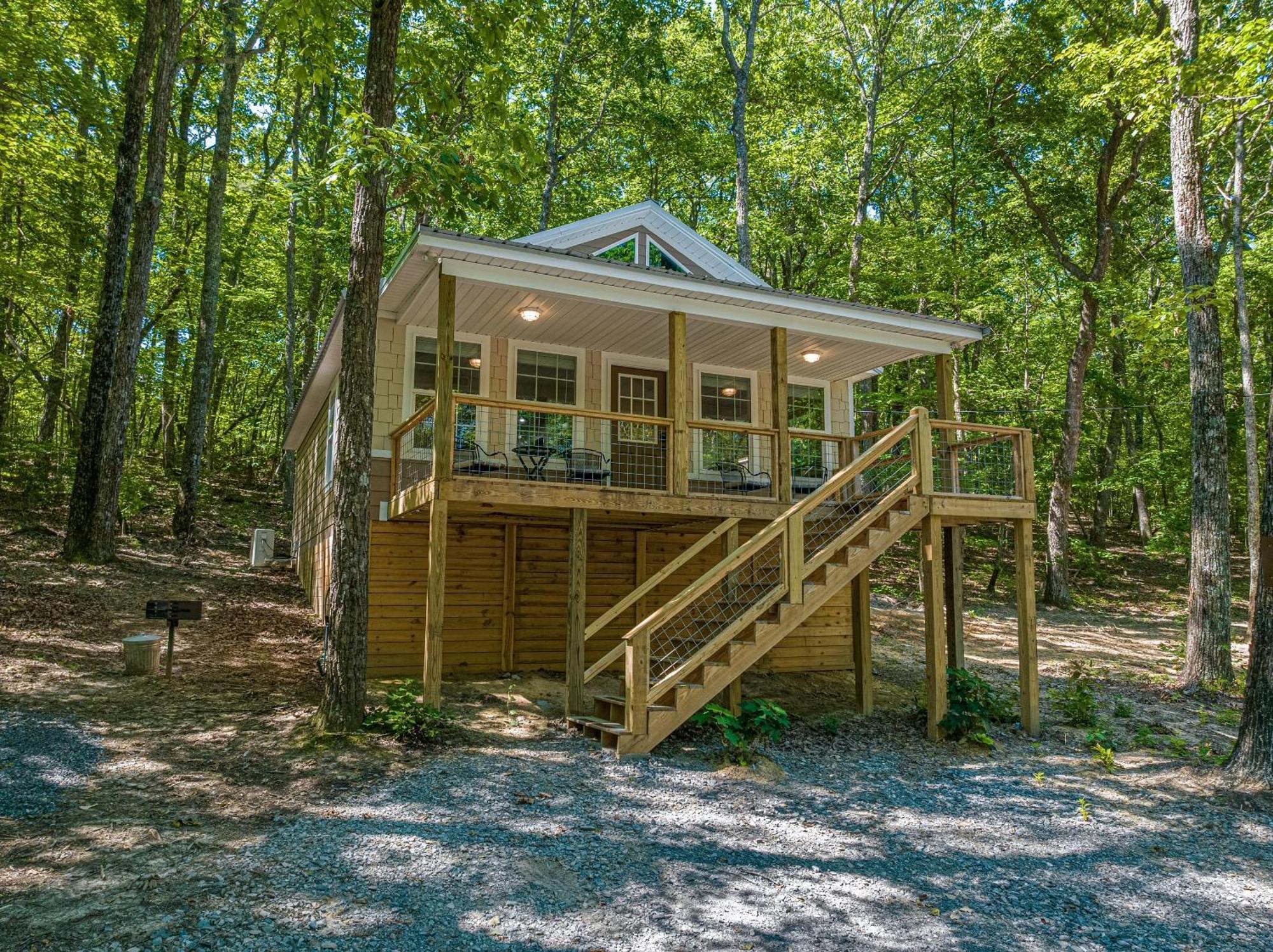 Coyote Cabin At Woodland Retreat At Desoto Beside Desoto State Park Fort Payne Exteriér fotografie